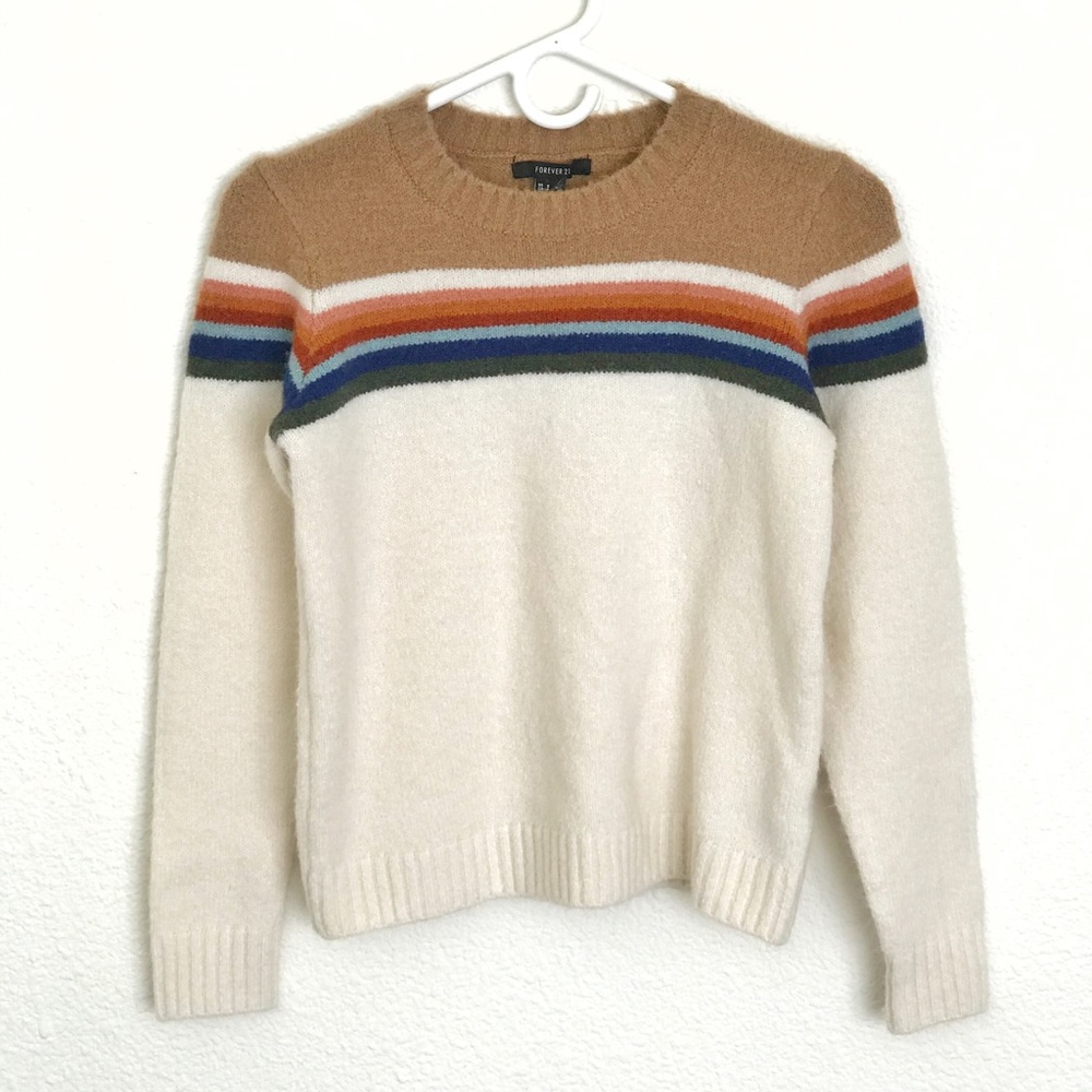 Forever 21 Crew Neck Knitted Sweater